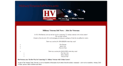 Desktop Screenshot of militaryveteranjobnews.com